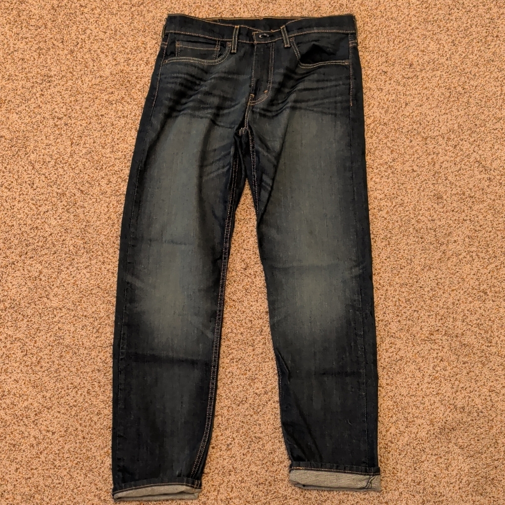 Levi's 502 Men's Dark Wash Straight Jeans